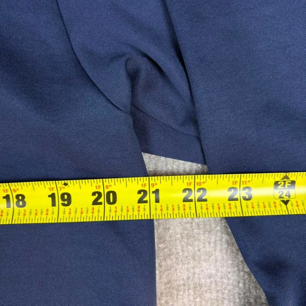Nike Dri‎ Fit Navy Blue Long Sleeve Shirt  Swoosh Size L Made In USA